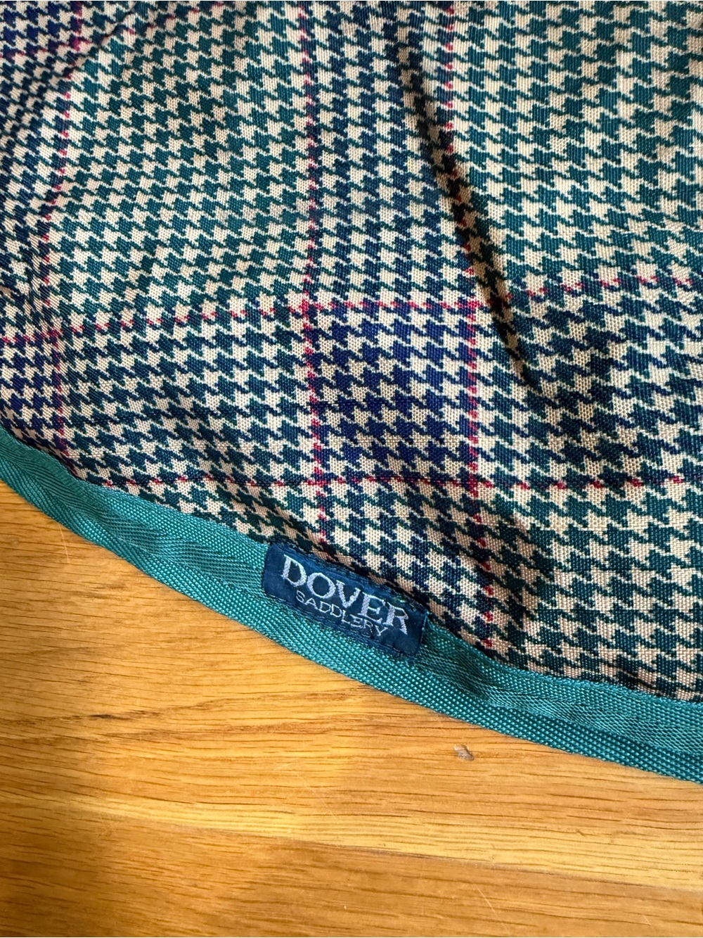 DOVER saddlery Houndstooth Quarter sheet Horse size. Excellent condition